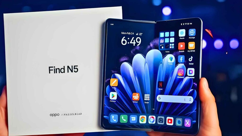 OPPO Find N5: potencia Snapdragon 8 Elite y doble pantalla AMOLED 120Hz