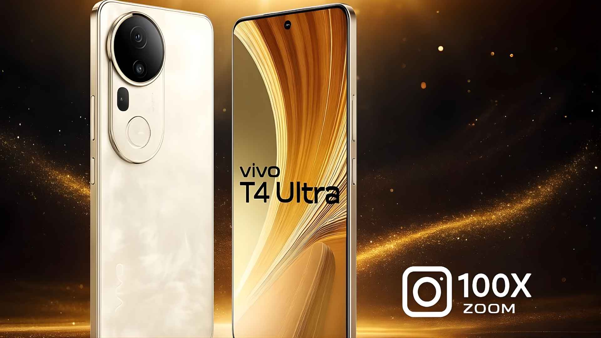 Vivo T4 Ultra: zoom 100x, lente periscopio y carga rápida de 90W con Dimensity 9300+
